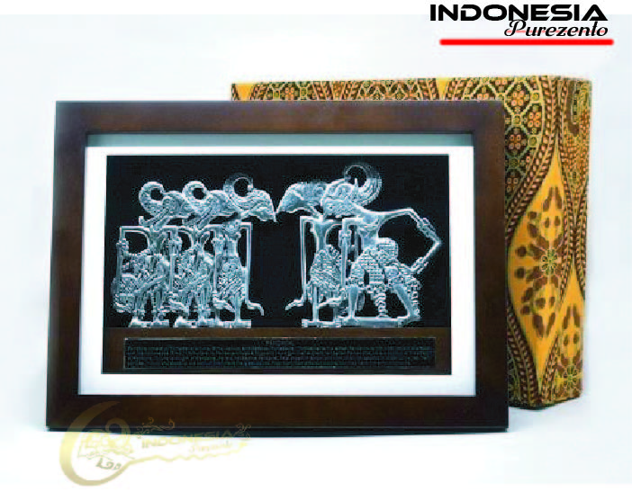 Wayang Pandawa 5Frame Kaca Eksklusif