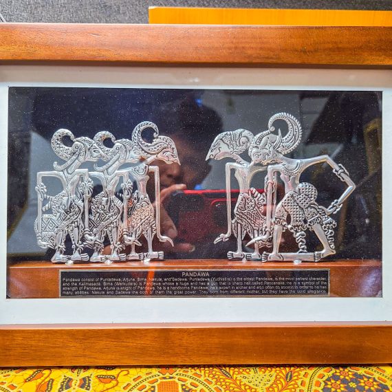 Wayang Pandawa 5Frame Kaca Eksklusif