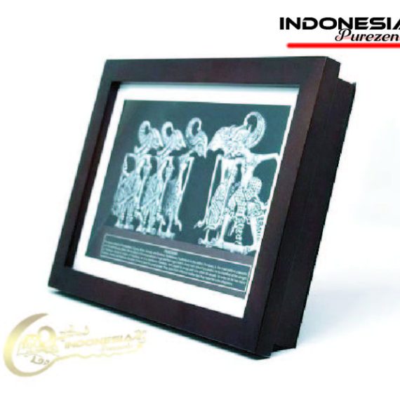 Wayang Pandawa 5Frame Kaca Eksklusif