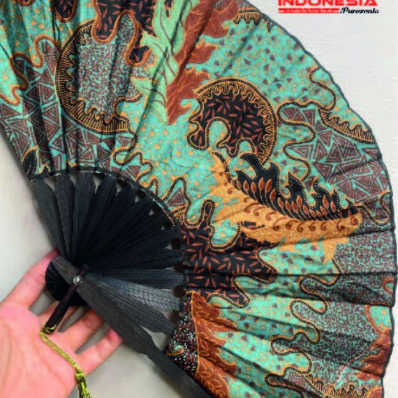 Kipas Batik Bali 30cm