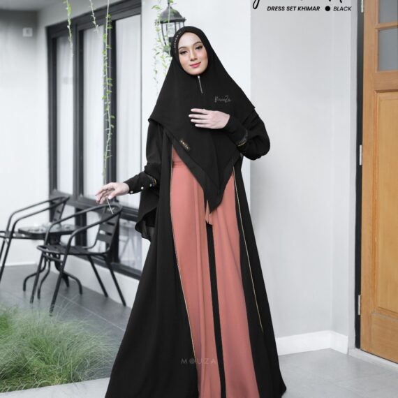 Juan De Nova Dress Set Khimar  by Mouza