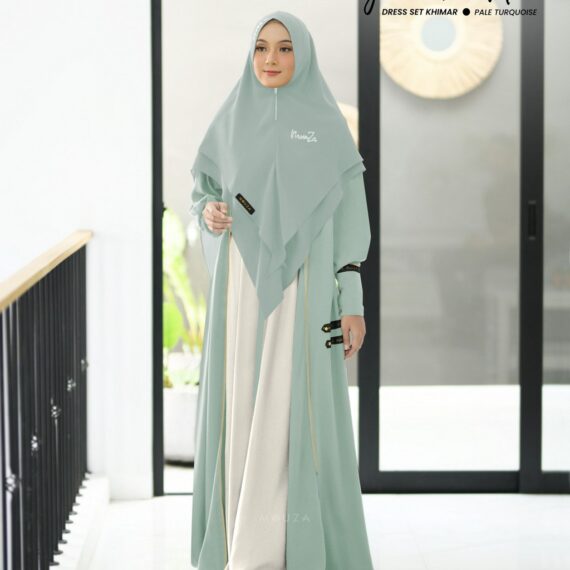Juan De Nova Dress Set Khimar  by Mouza