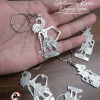 Gantungan Kunci Wayang Logam