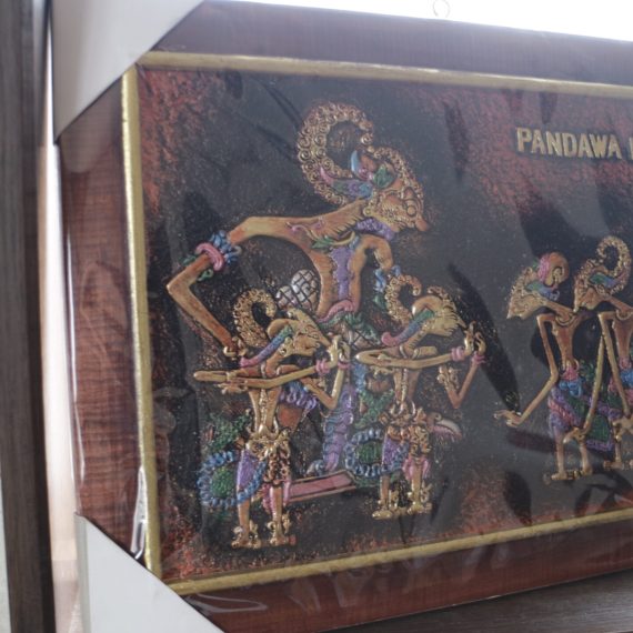 Wayang Pandawa 5 Lukisan Timbul