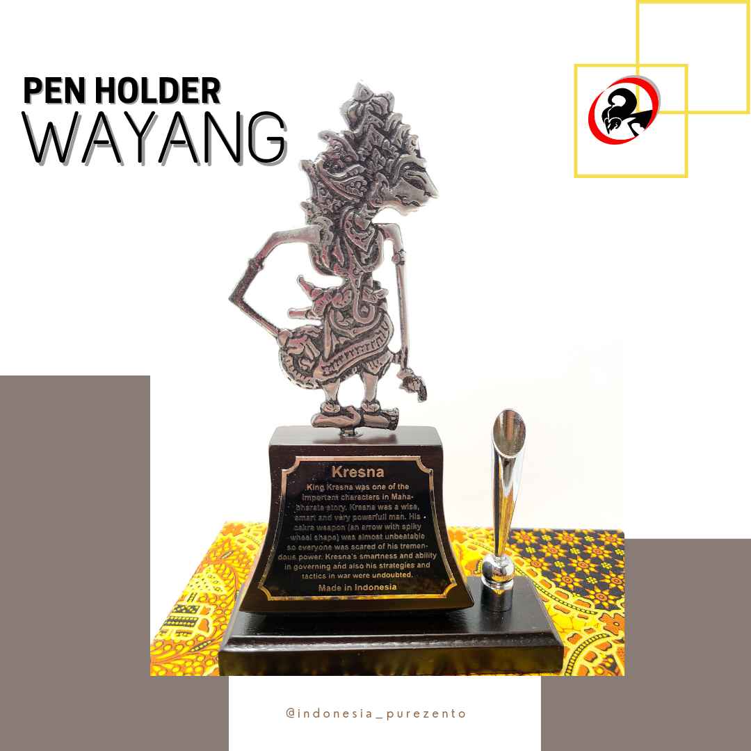 Pen Holder Wayang Logam (WT10)