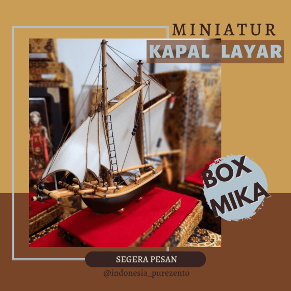 Kapal Layar Box Akrilik