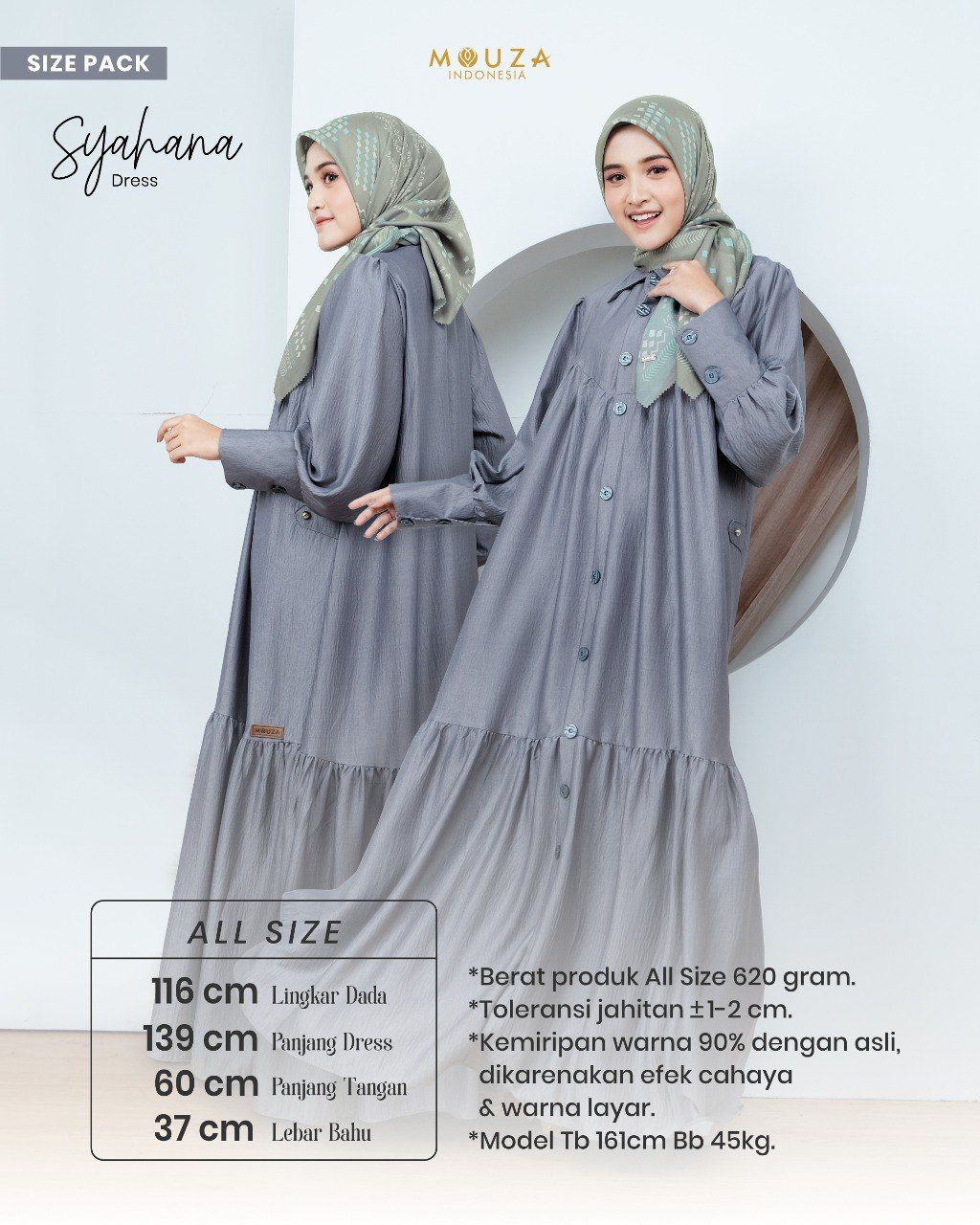 Syahana Dress By Mouza - Image 3