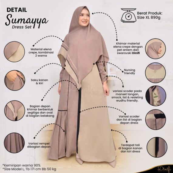 Sumayya Dress Set by Dinifi