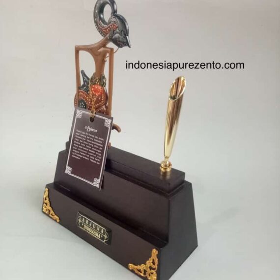 Wayang Pen Holder Kayu Karakter