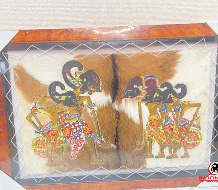 Wayang Pandawa 5 Kulit Freme 70 x 50 cm
