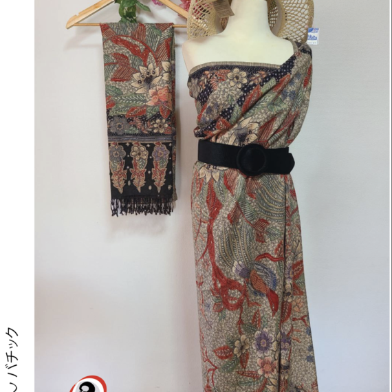 Kain Batik Sutra SR + Syal