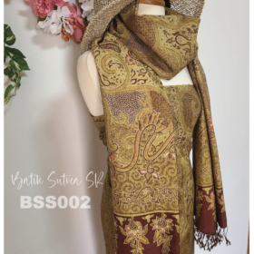 Kain Batik Sutra SR + Syal