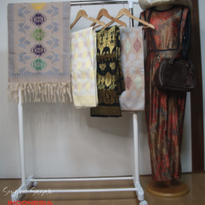 Syal Songket Sasak Motif Keker