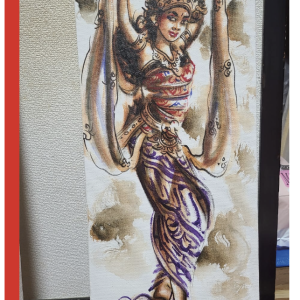 Lukisan Tari Bali Canvas