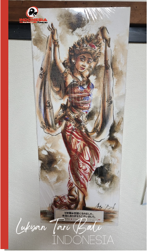 Lukisan Tari Bali Canvas