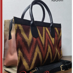 Kalimantan Weave & Japanese Obi Bag