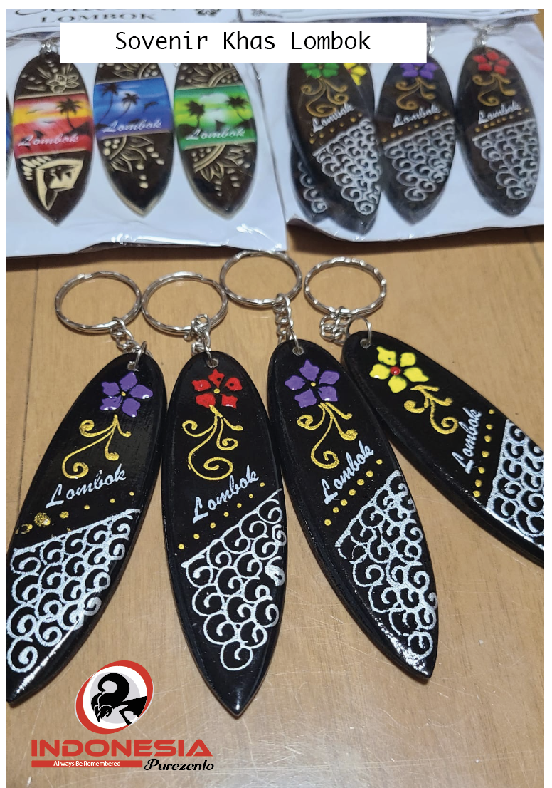 Gantungan Kunci Slancar Lombok