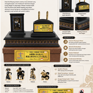 Desk Set Wayang Premium